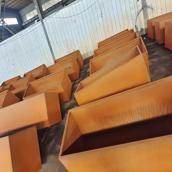 Стальные листы Corten B толщиной 6 мм, устойчивая к атмосферным воздействиям стальная пластина