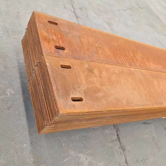 Бордюр из стали Corten для сада Corten, стальная пластина